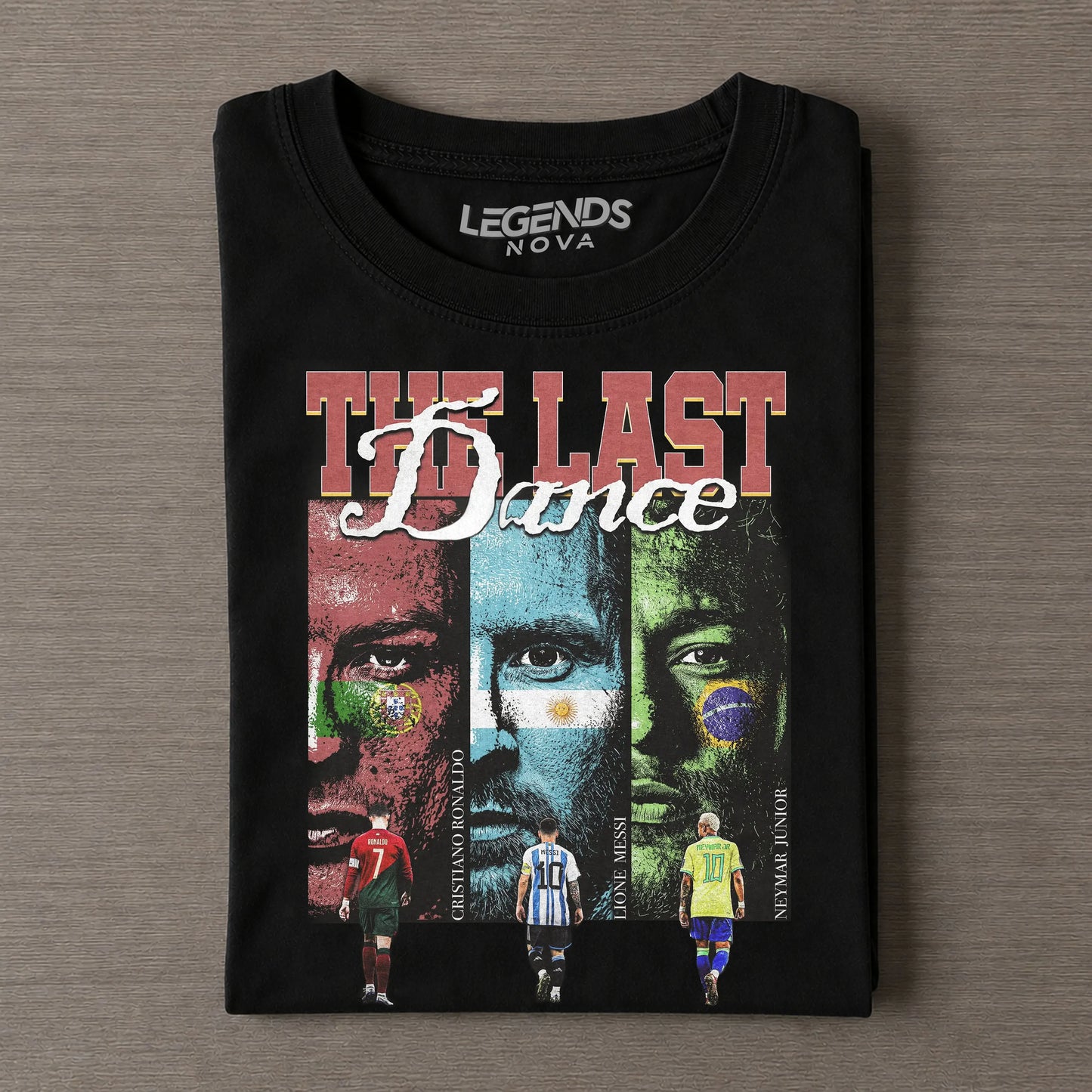 Messi & Neymar & Ronaldo The Last Dance 2026 T-shirt