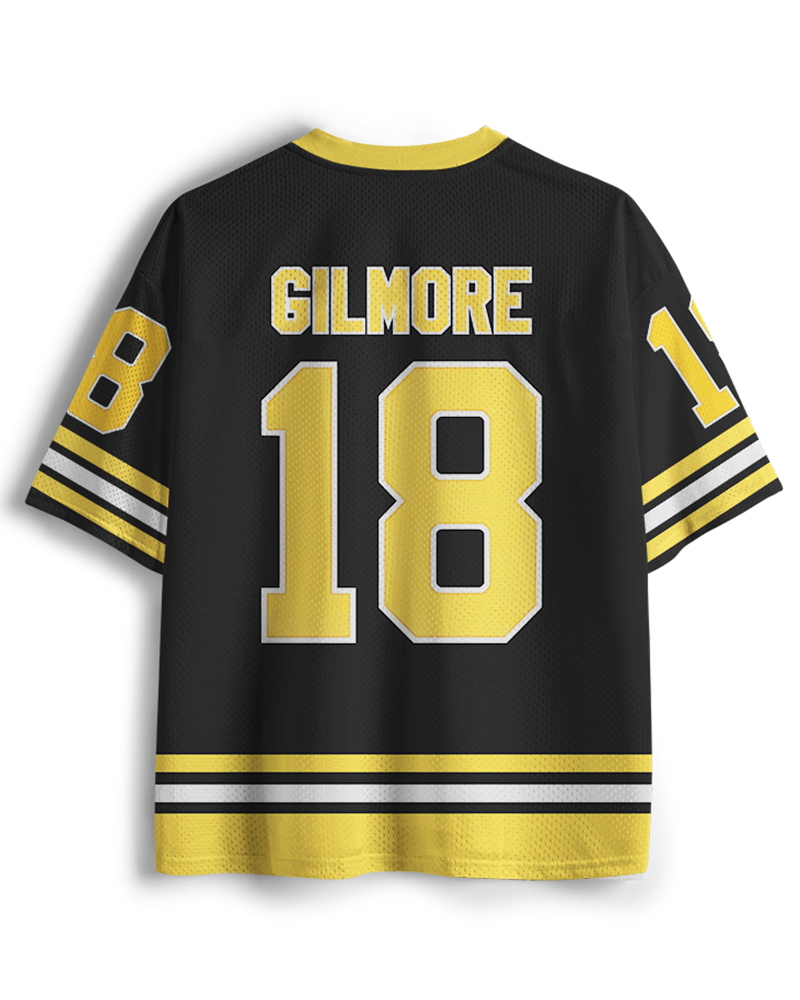 TheRetroTee Sport-Komödie Boston #18 Hockey Mesh Trikot