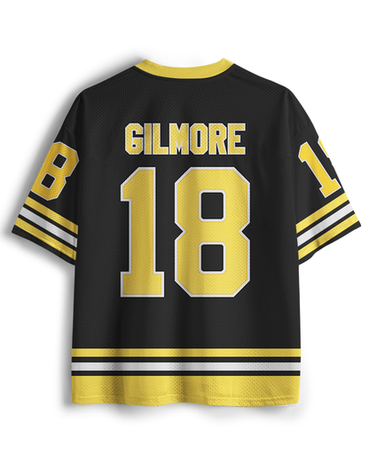 TheRetroTee Sport-Komödie Boston #18 Hockey Mesh Trikot