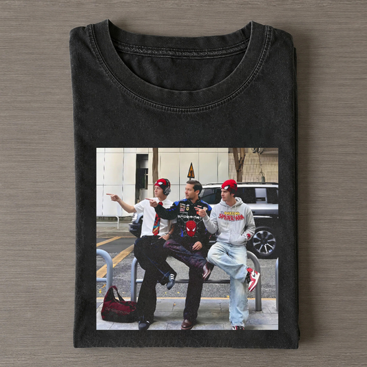 Vintage Superhero Style Graphic T-Shirt V6