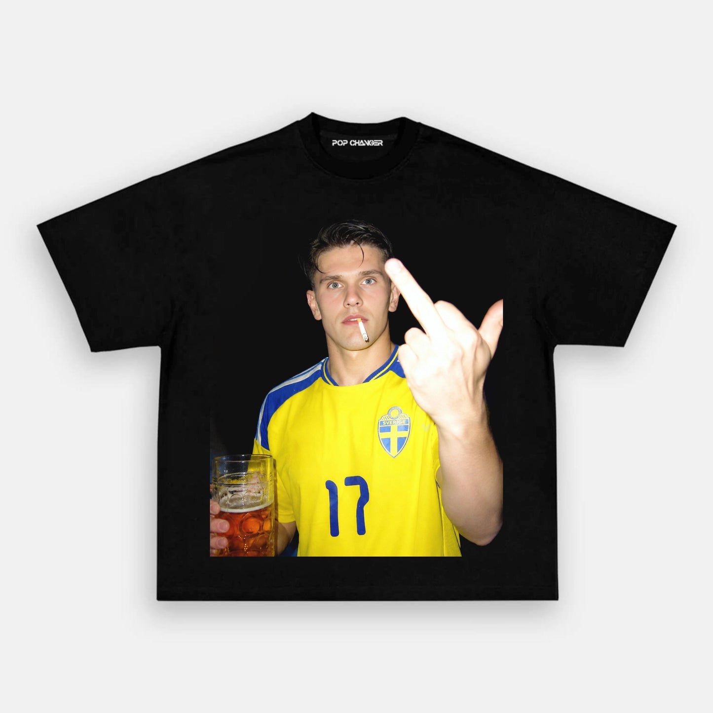 Tee style football Suède 9