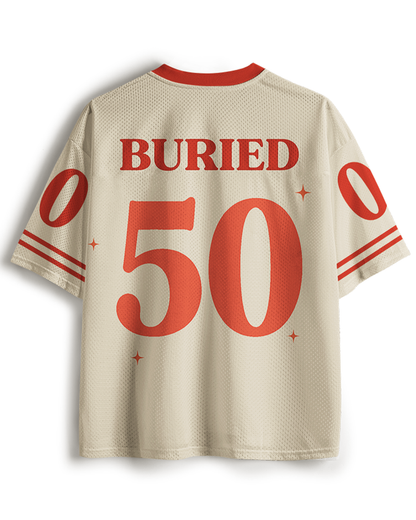 TheRetroTee TheRetroTee I Bury Things 1950s Mesh Jersey