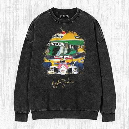 Ayrton Senna T-Shirt/Sweatshirt/Kapuzenpullover