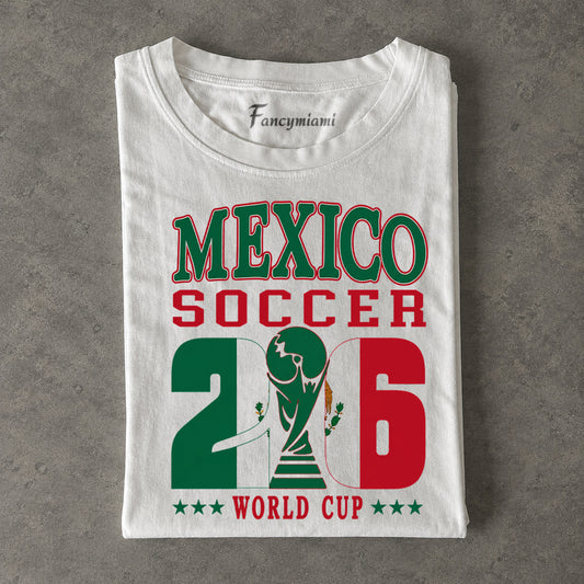 Mexico 2026 – White Streetwear Graphic T-Shirt