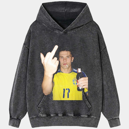 T-shirt style football Suède 10