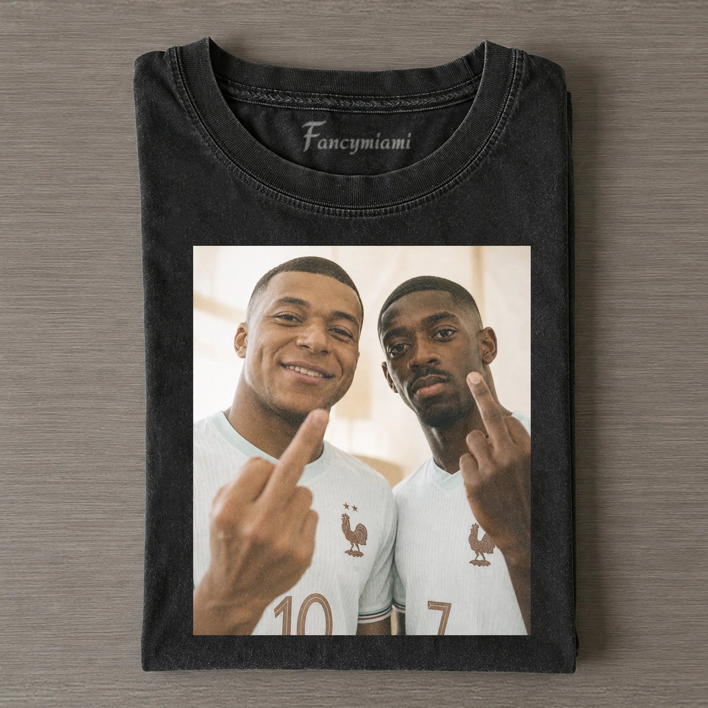 Vintage Portrait-Style Dual-Sport Athlete TEE