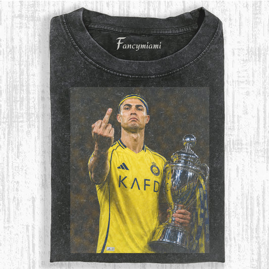 VINTAGE YELLOW KIT FOOTBALL CHAMP DISTRESSED TEE