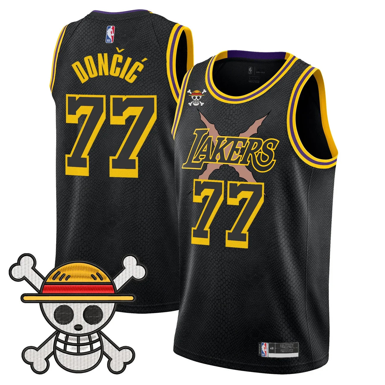 Men's Los Angeles Lakers x One Piece Swingman Jersey - Stitched