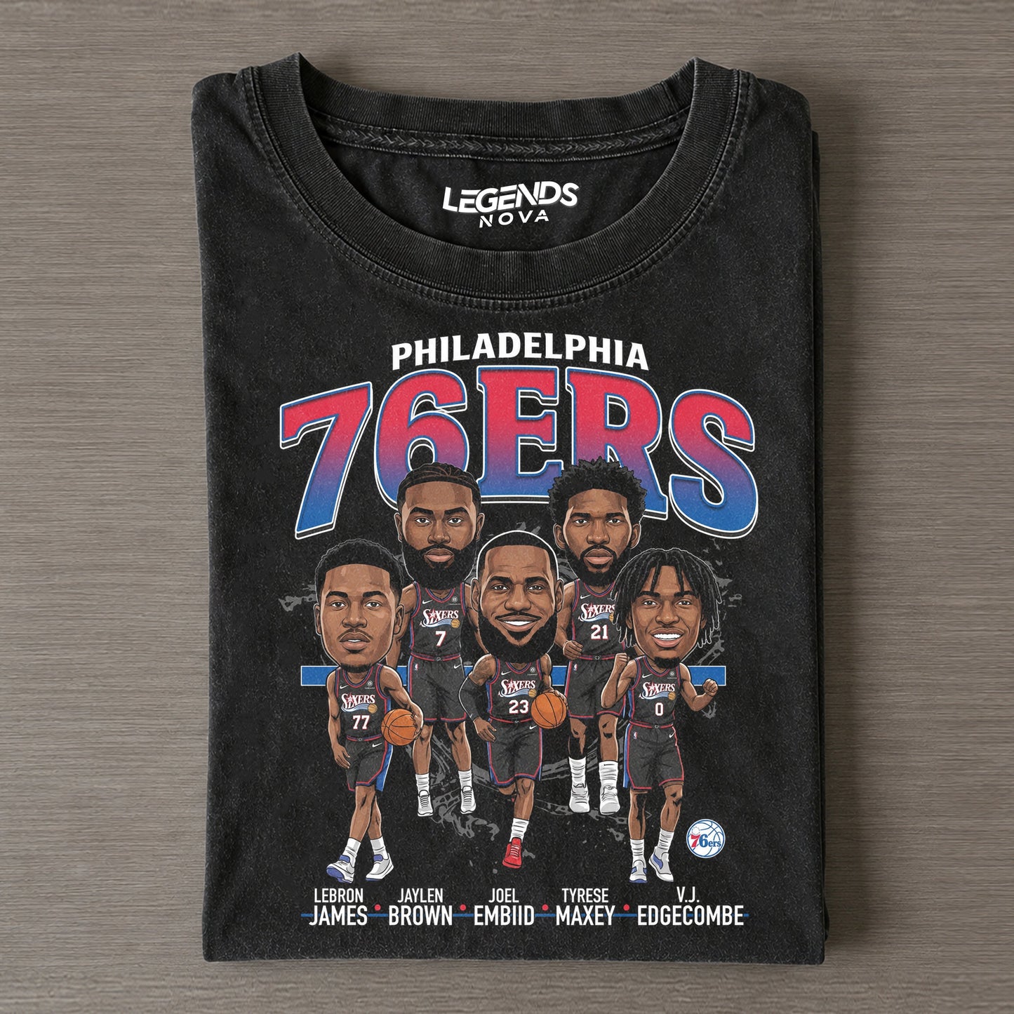 76ers Big Five Tee