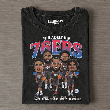 76ers Big Five Tee