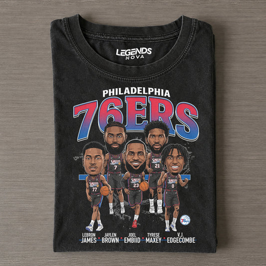 76ers Big Five Tee