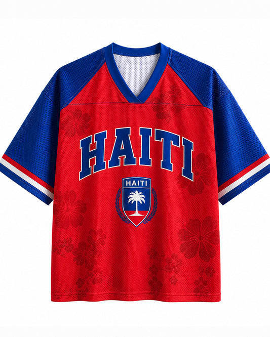 TheRetroTee Custom Haiti Mesh Jersey