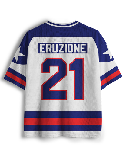 TheRetroTee USA Hockey #21 Retro Ice Rink Mesh Jersey