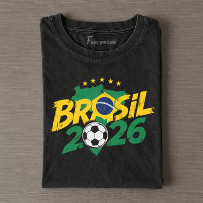 NATIONAL SOCCER VINTAGE FADED GRAPHIC TEE