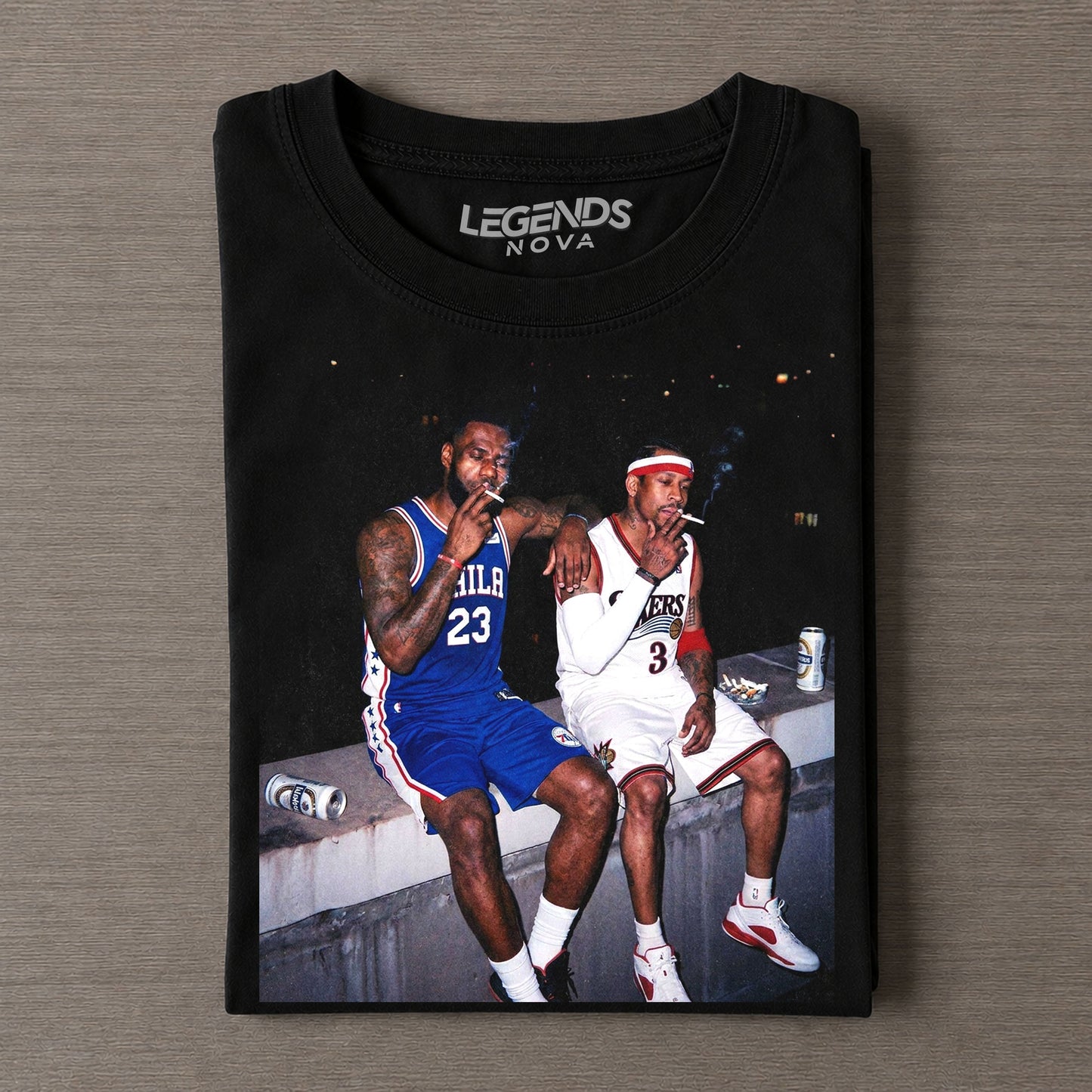 LeBron James & Allen Iverson Funny Tee