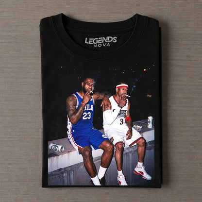 LeBron James & Allen Iverson Funny Tee