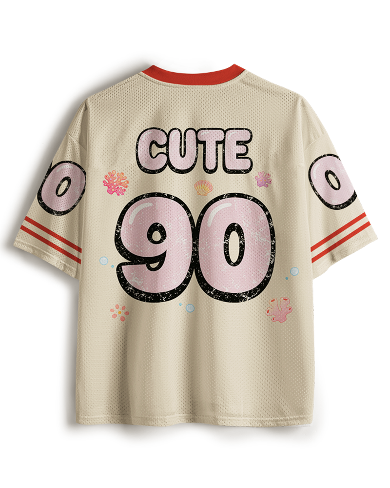 TheRetroTee Funny Mental Health 1990s Mesh Jersey