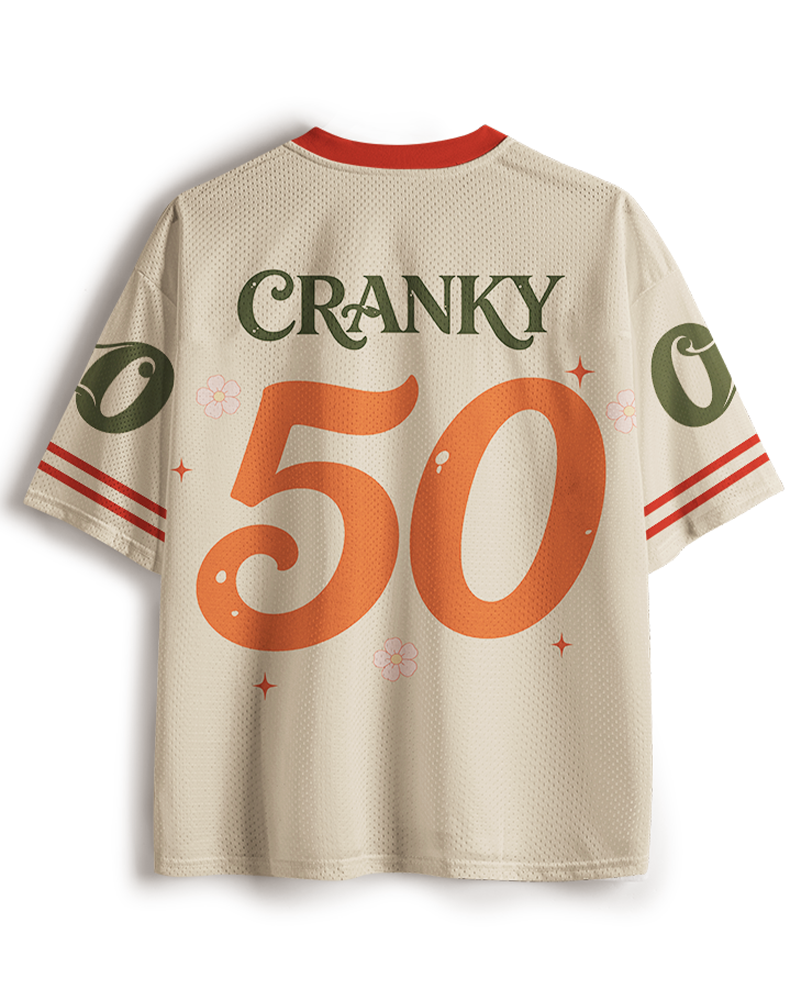 TheRetroTee Always Filled With Rage 1950er Mesh-Trikot