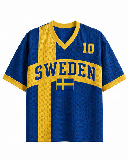 Maillot de foot TheRetroTee Custom Suède en maille