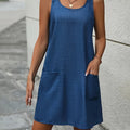 Women’s Square Neck Sleeveless Dress