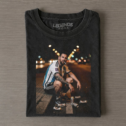 Argentina Messi funny Vintage Tee
