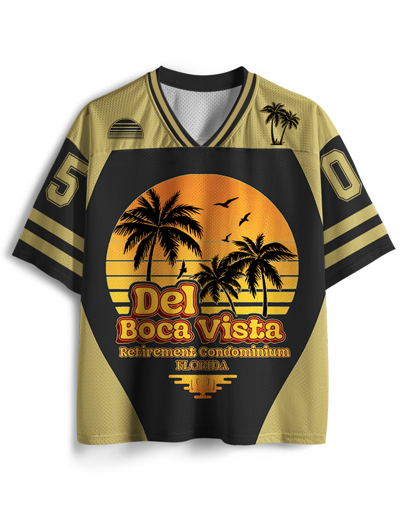 TheRetroTee Del Boca Vista 1990er Mesh-Trikot