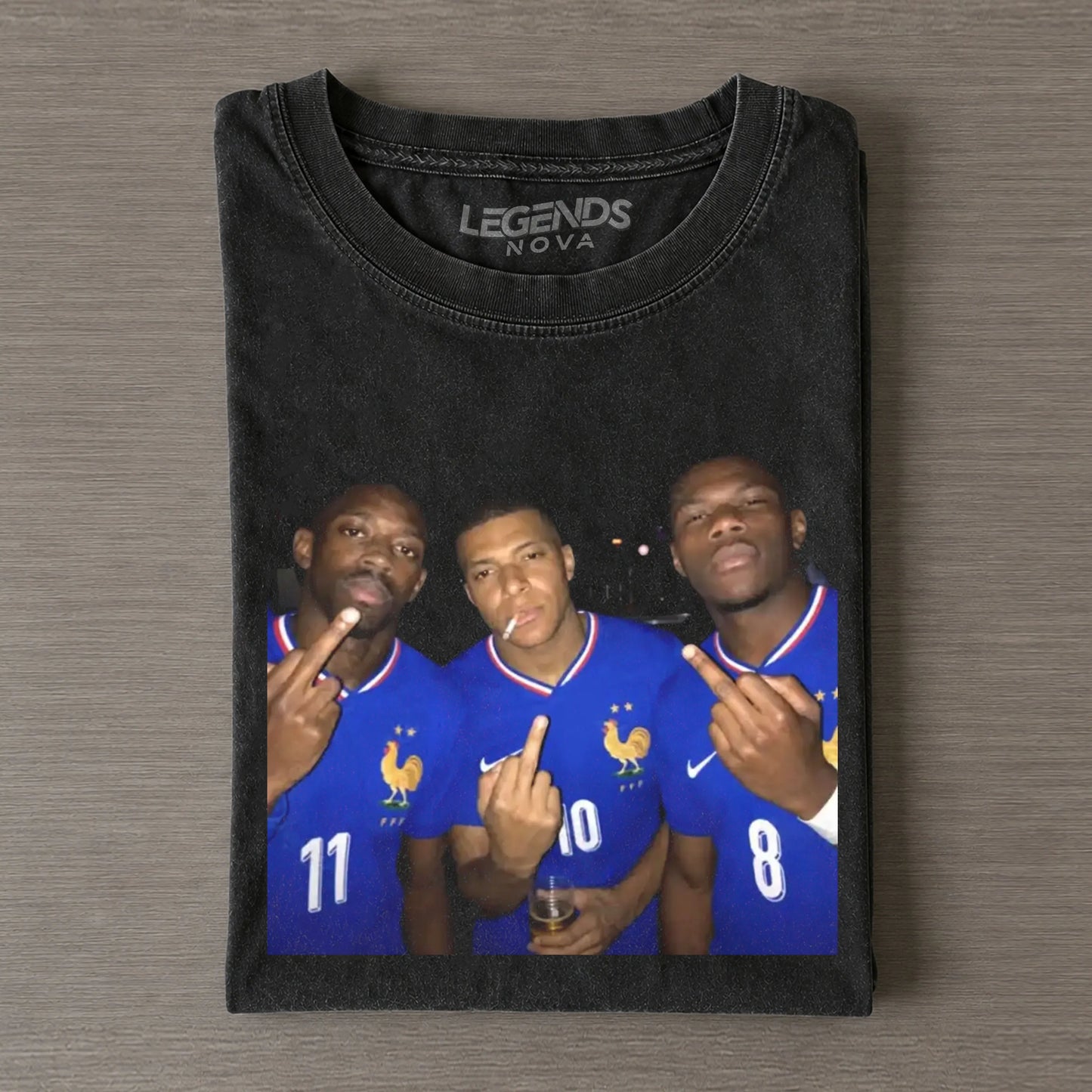 Ousmane Dembélé & Kylian Mbappé & Aurélien Tchouaméni France Team Tee