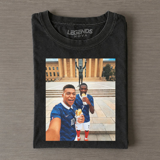 Ousmane Dembélé & Kylian Mbappé France Tee