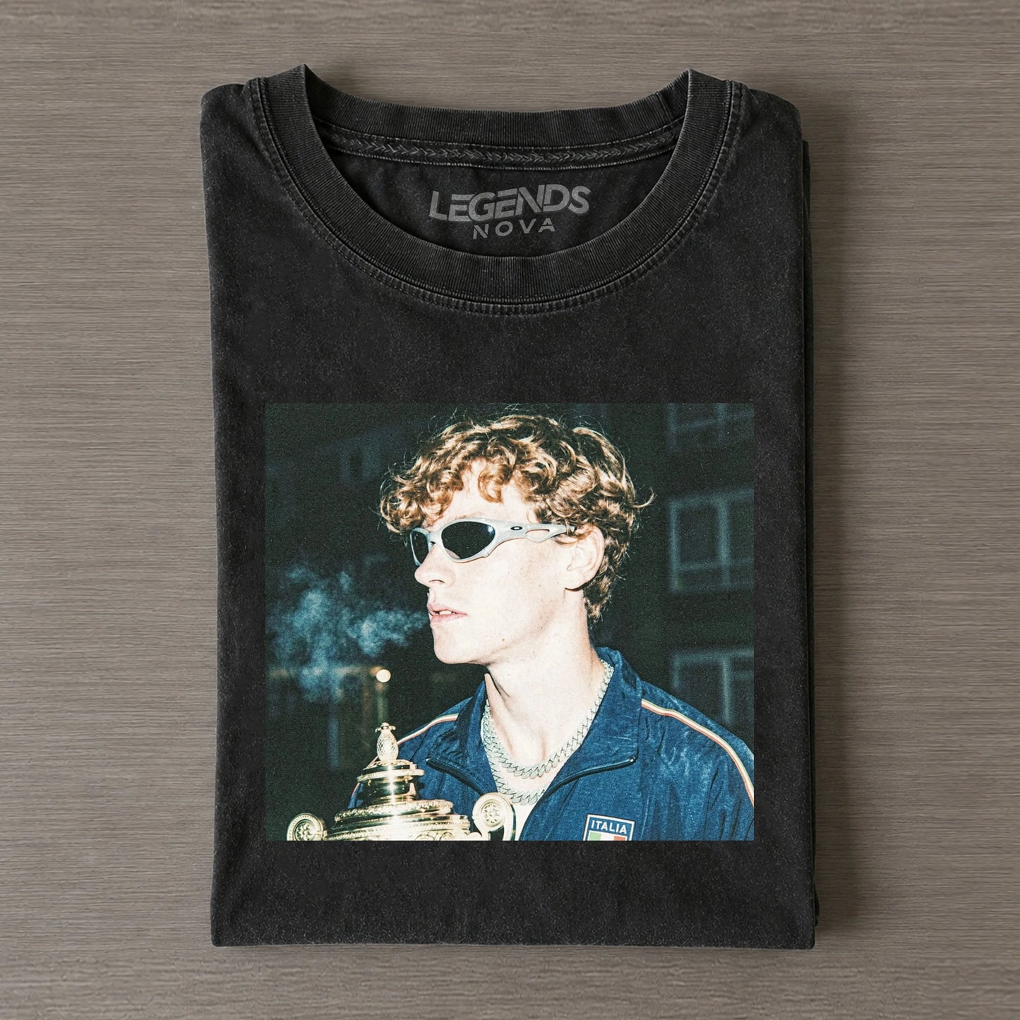 Wimbledon 2026 Men's Singles Champion Italy Jannik Sinner T-shirt