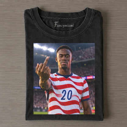 RED WHITE BLUE NATIONAL SOCCER LIBERTY TEE