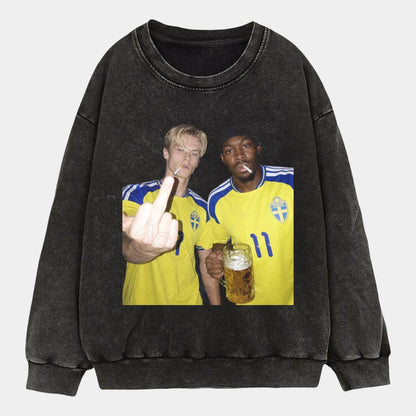 Sweden Football Style Tee 3.2
