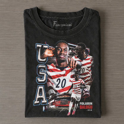 TEE TRICOLORE NATIONAL SOCCER LIBERTY