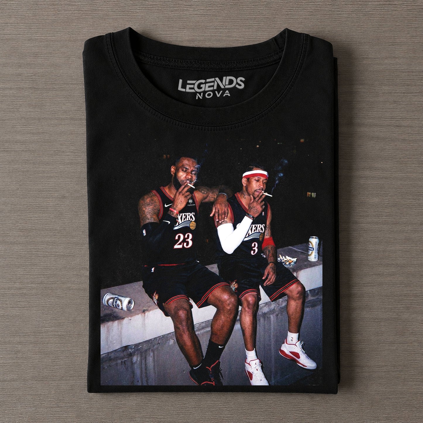 LeBron James & Allen Iverson Funny Tee