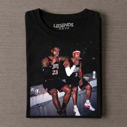 LeBron James & Allen Iverson Funny Tee