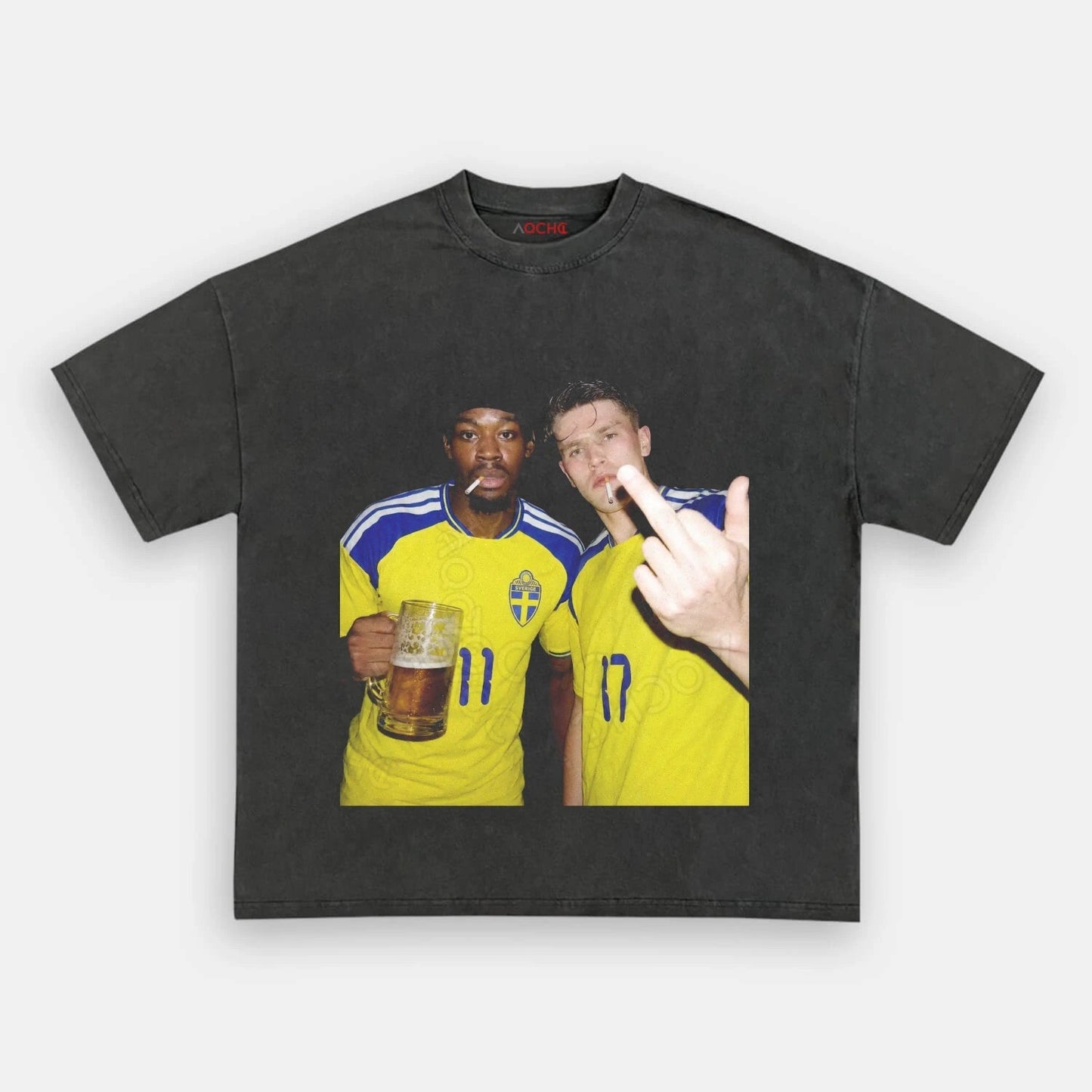 Sweden Football Style Tee 3.5