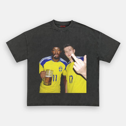 Sweden Football Style Tee 3.5