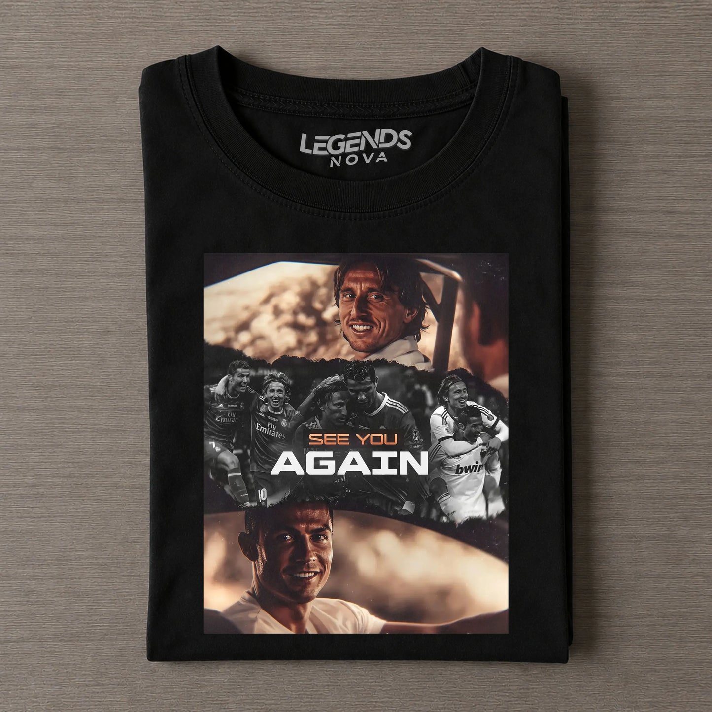 Modric & Ronaldo See You Again Tribute Tee