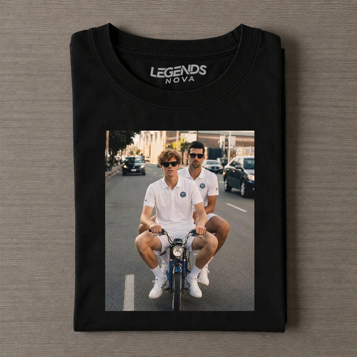 Wimbledon 2026 Men's Singles Germany Novak Djokovic & Italy Jannik Sinner T-shirt
