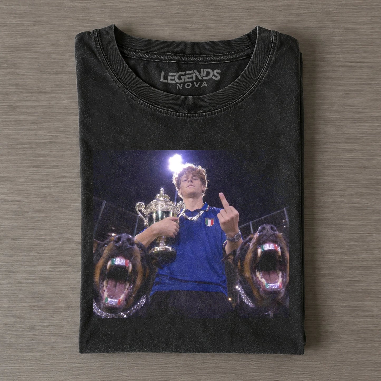 Wimbledon 2026 Men's Singles Champion Italy Jannik Sinner T-shirt