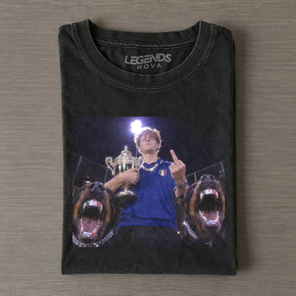 Wimbledon 2026 Men's Singles Champion Italy Jannik Sinner T-shirt