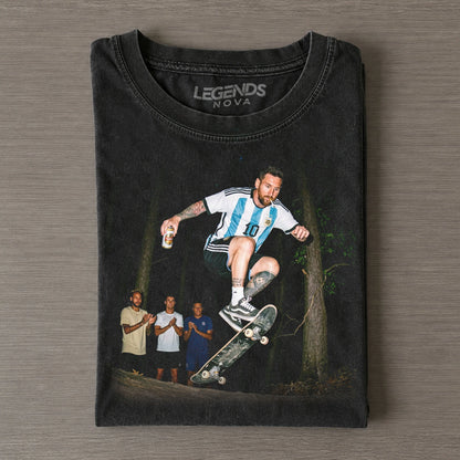 Argentina Messi Funny Vintage Tee