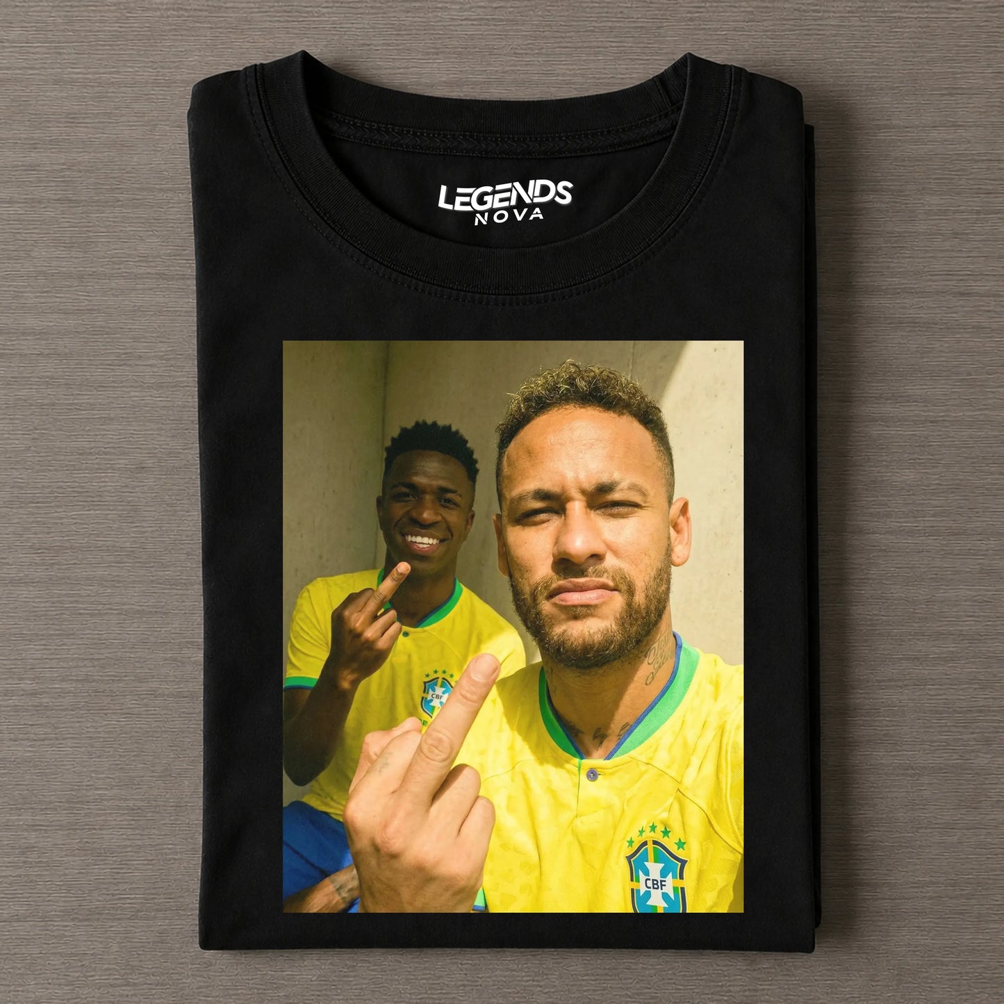Neymar & Vinícius Júnior Vintage T-shirt