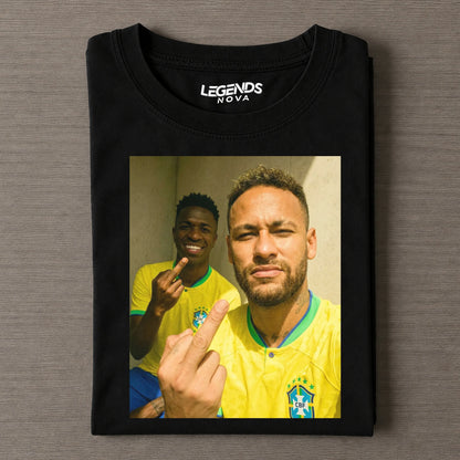 Neymar & Vinícius Júnior Vintage T-shirt