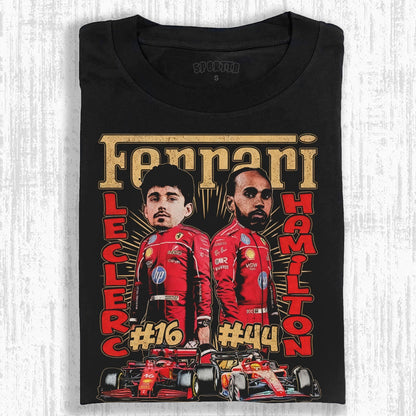 CHARLES LECLERC & LEWIS HAMILTON TEE
