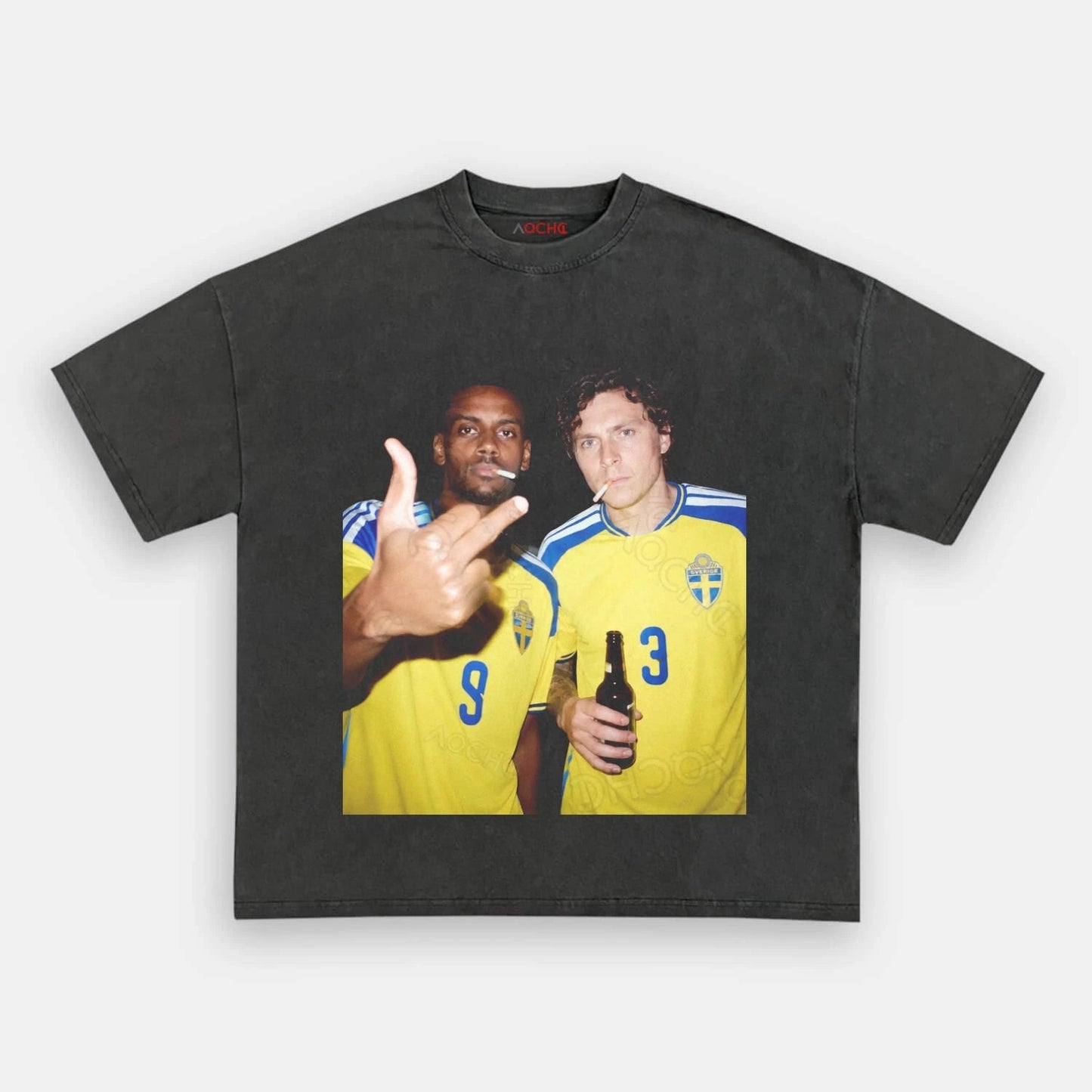 Sweden Football Style Tee 2.1