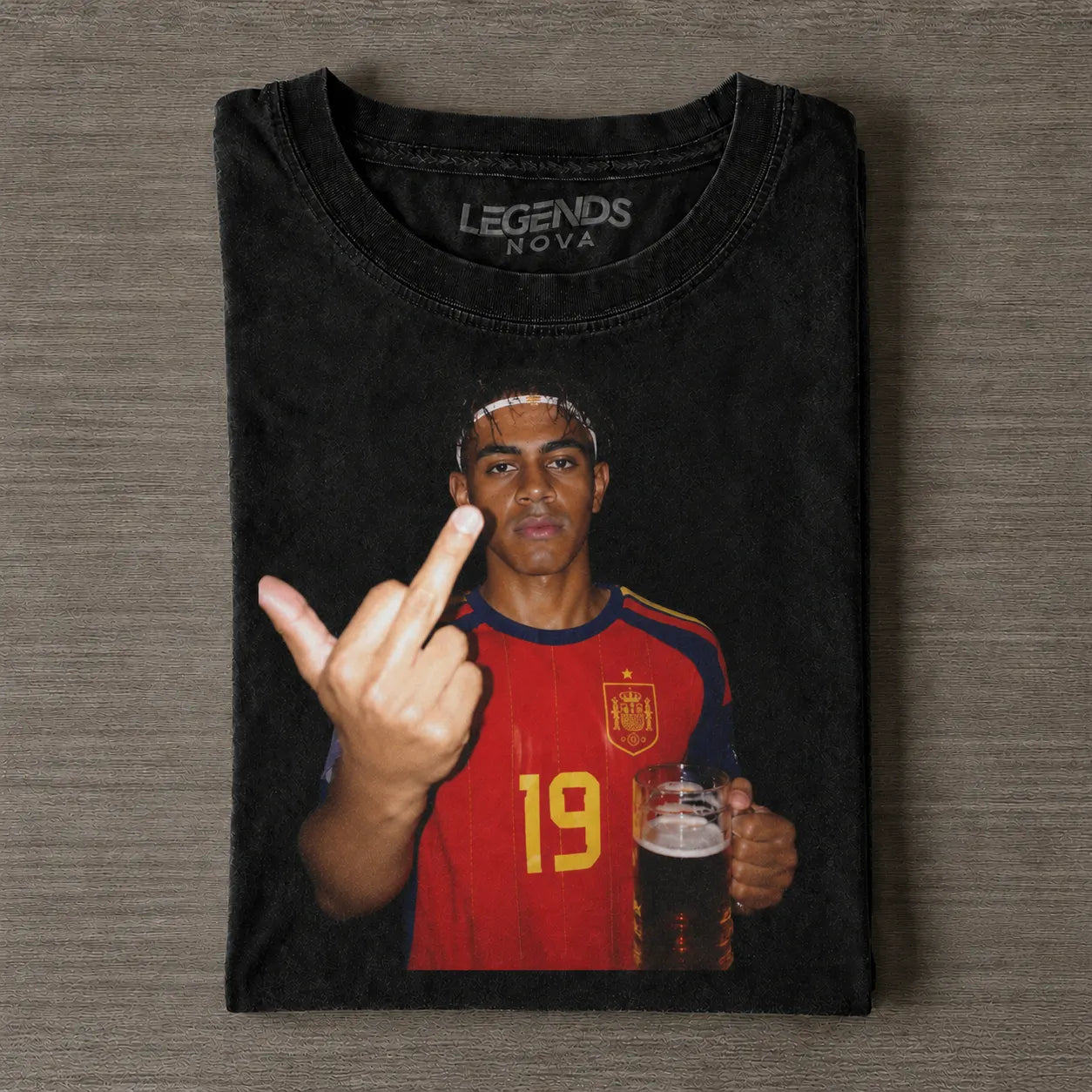 Spain Soccer Style Vintage Tee