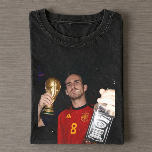 Spain Soccer Style Vintage Tee 8