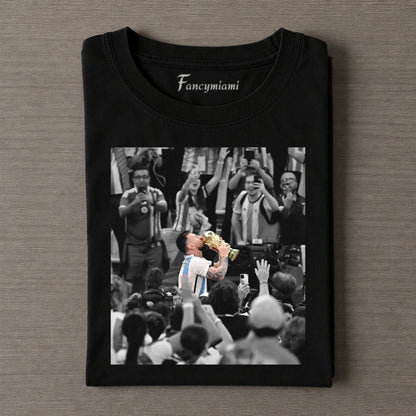 SÜDAMERIKA FUSSBALL GLANZMOMENT VINTAGE T-SHIRT