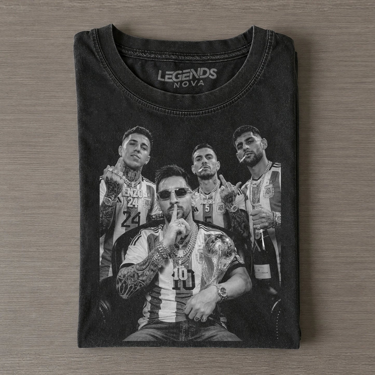 Enzo & Messi & Paredes & Romero Argentina Tee