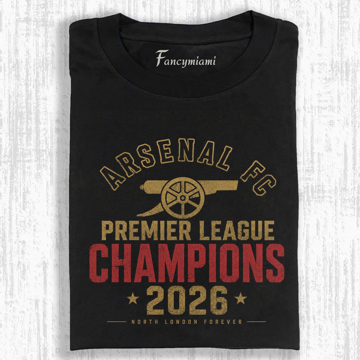 VINTAGE FOOTBALL CHAMP SQUAD DISTRESSED T-SHIRT